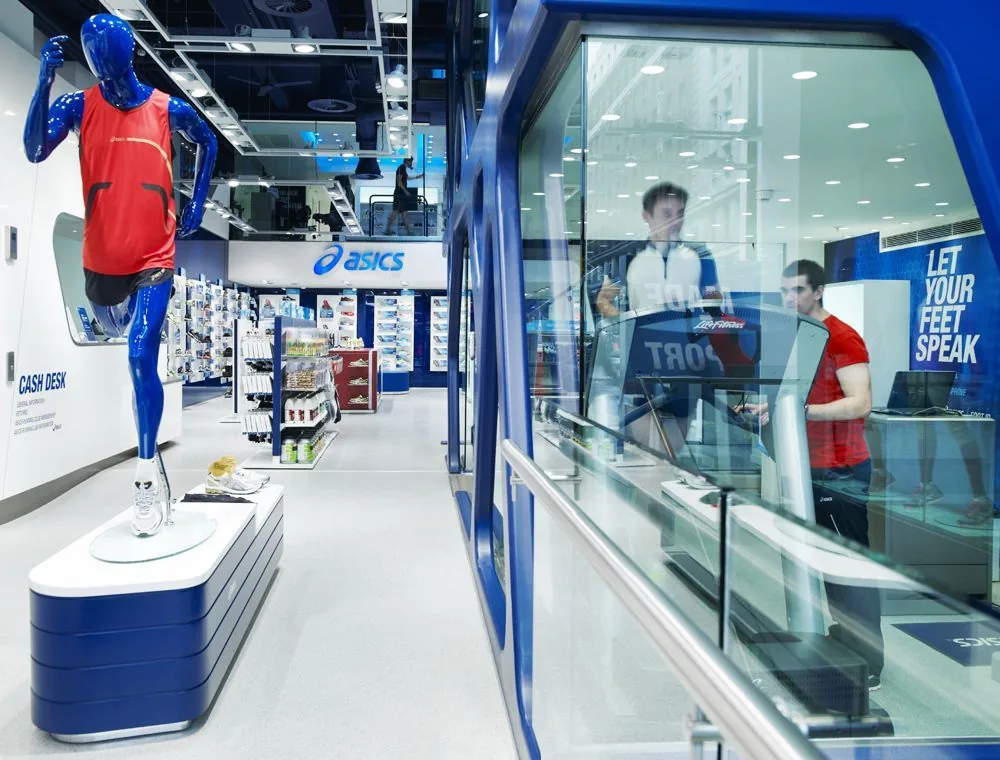 Inside an ASICS flagship store with the Running Lab